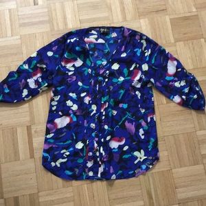 Yumi Kim 3/4 sleeve silk blouse - size large